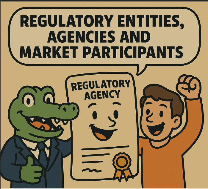 Regulatory Entities, Agencies and Market Participants