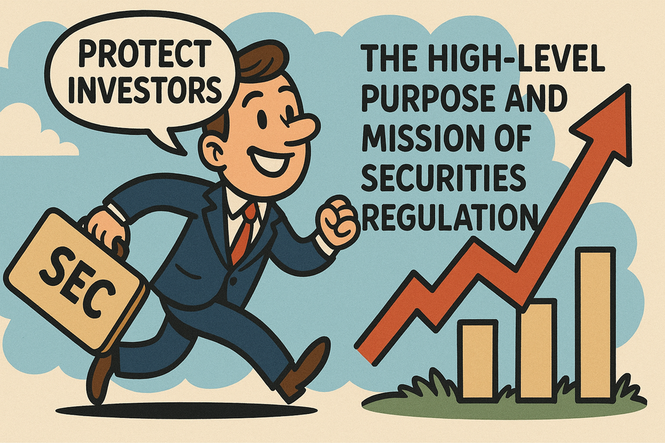 The high-level purpose and mission of securities regulation